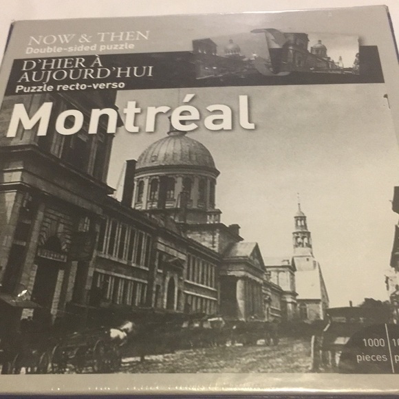 Montreal Now & Then Double sided Puzzle NEW 1000Pc - Picture 4 of 8